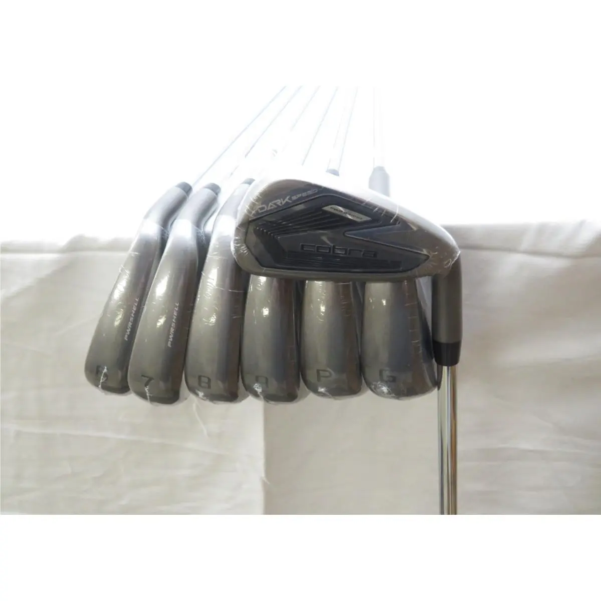 Cobra Dark Speed Iron Set 5-PW GW Kbs Tour Lite Stiff Flex Steel Shafts