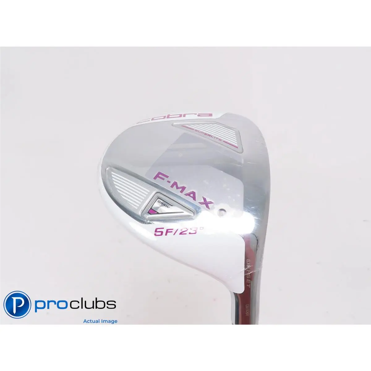 Ladies Cobra F-max Superlite White/purple 23 5 Wood - Ladies Flex - 513124