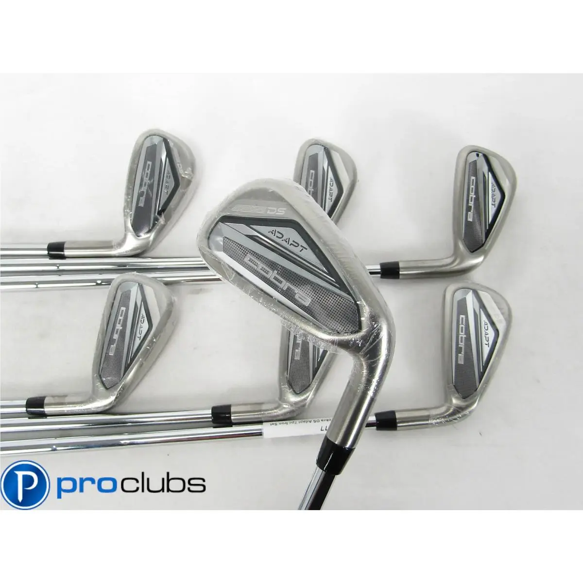 Cobra DS Adapt Irons 5-PW GW Steel Dynamic Gold X100 X-flex 2 Flat 505577