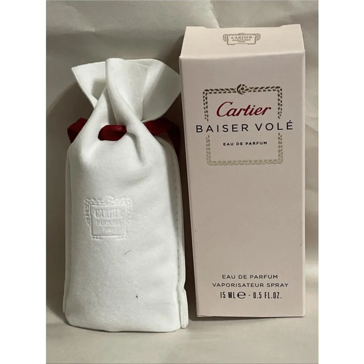 Cartier Baiser Vole 0.5oz 15ml Eau de Parfum Travel Spray For Women Fragrance