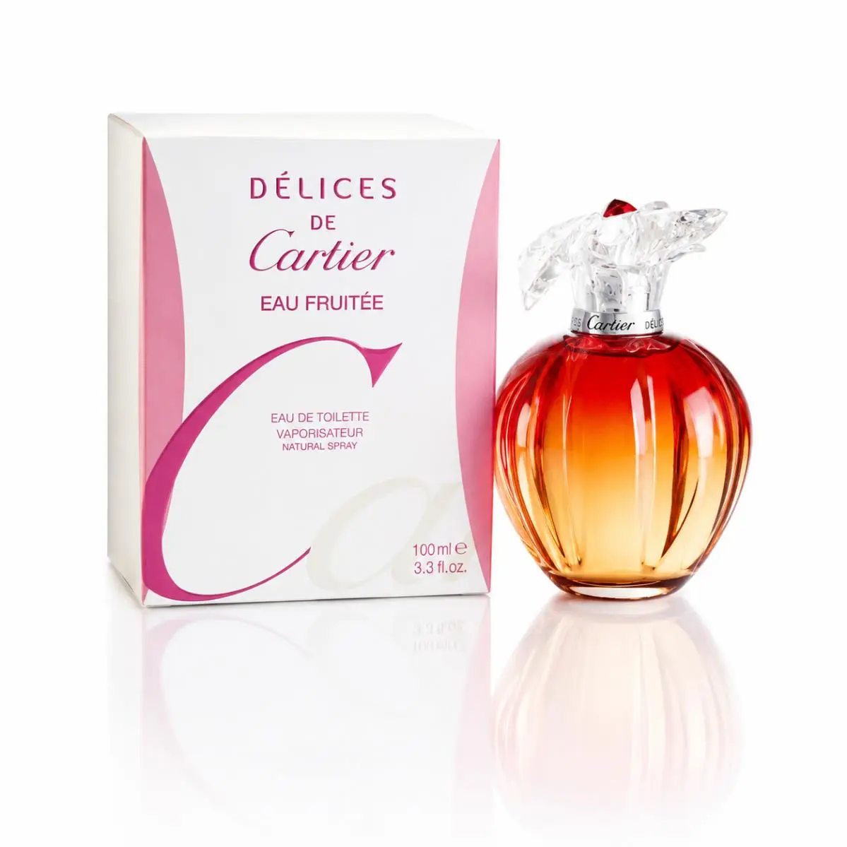 Delices de  Eau Fruitee 3.3 oz / 100 ml Eau De Toilette Spray For Women by Cartier