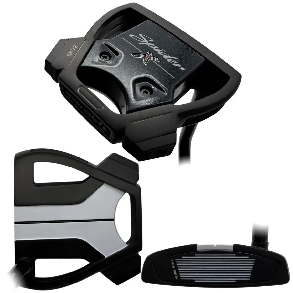 Taylormade Tour Issued Spider X Black Putter Single Bend