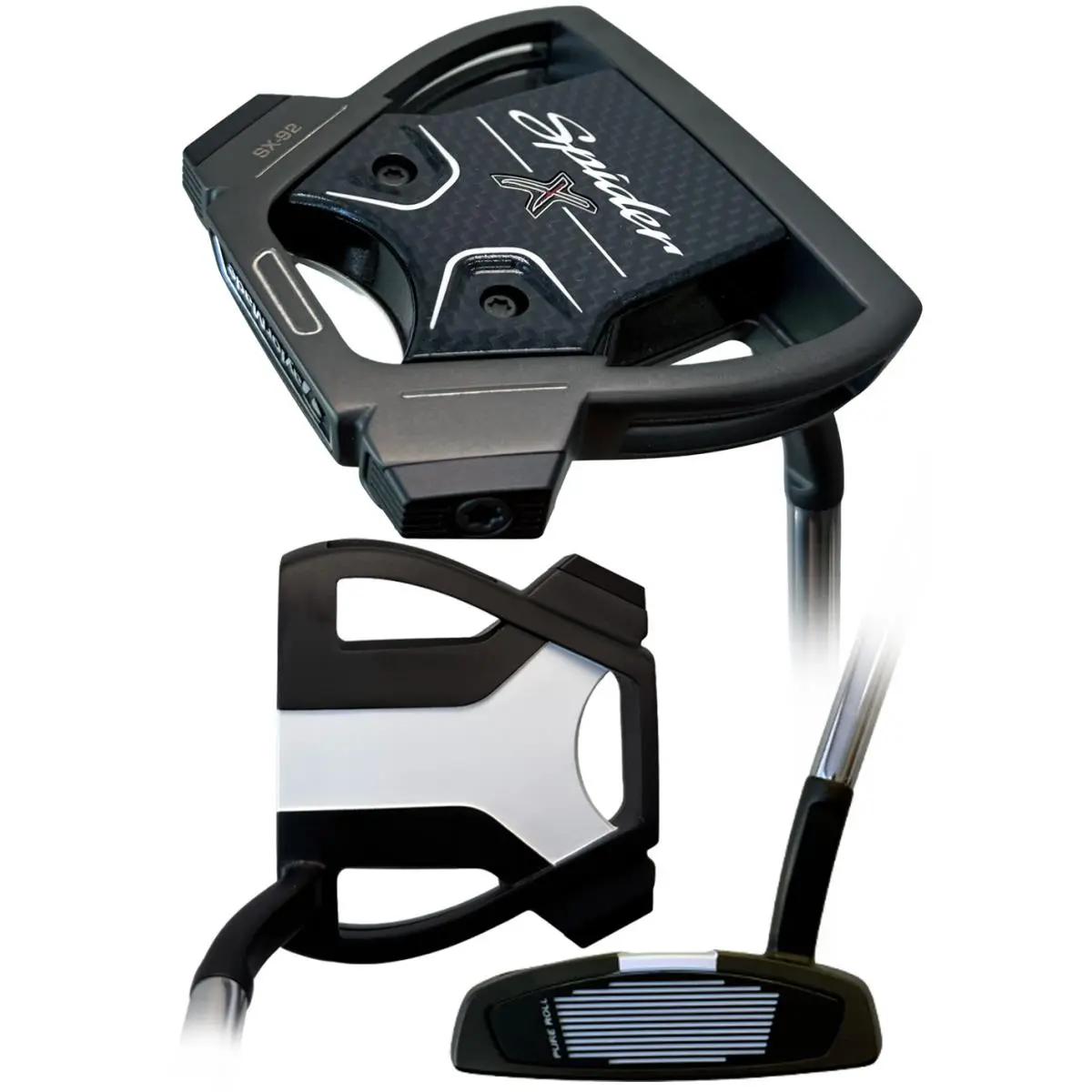 Taylormade Spider X Black Putter SX-92 Flow Neck