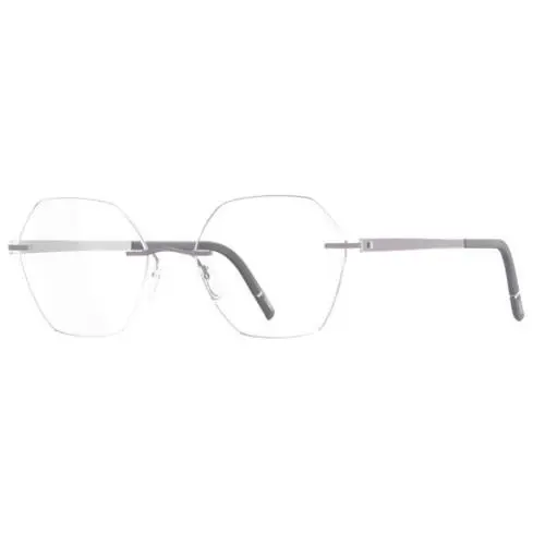 Silhouette Eyeglasses 5529 7100 Momentum 55/17/135 Lavender Silver 5529/MP-7100