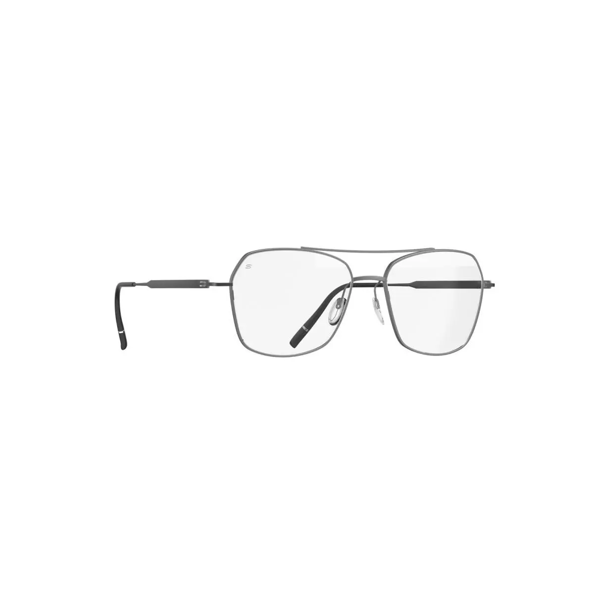 Pure Visionary 4571 Eyeglasses 6560 Plain Ruthenium by Silhouette