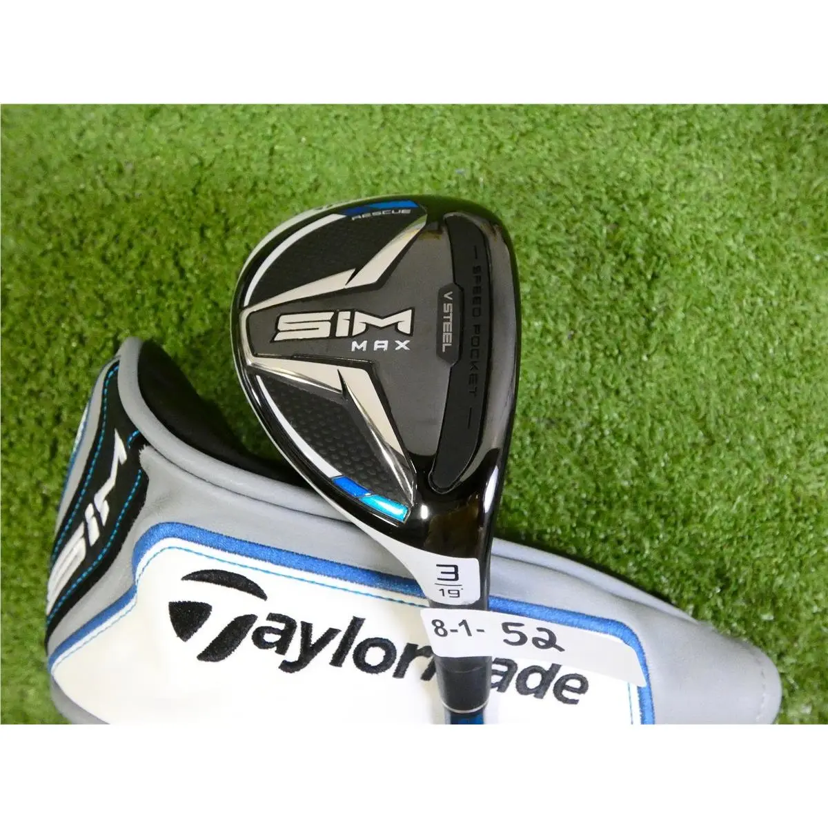 Taylormade Sim Max 19 3 Hybrid Rescue Hand Craft Even Flow 85 6.0 Stiff HC
