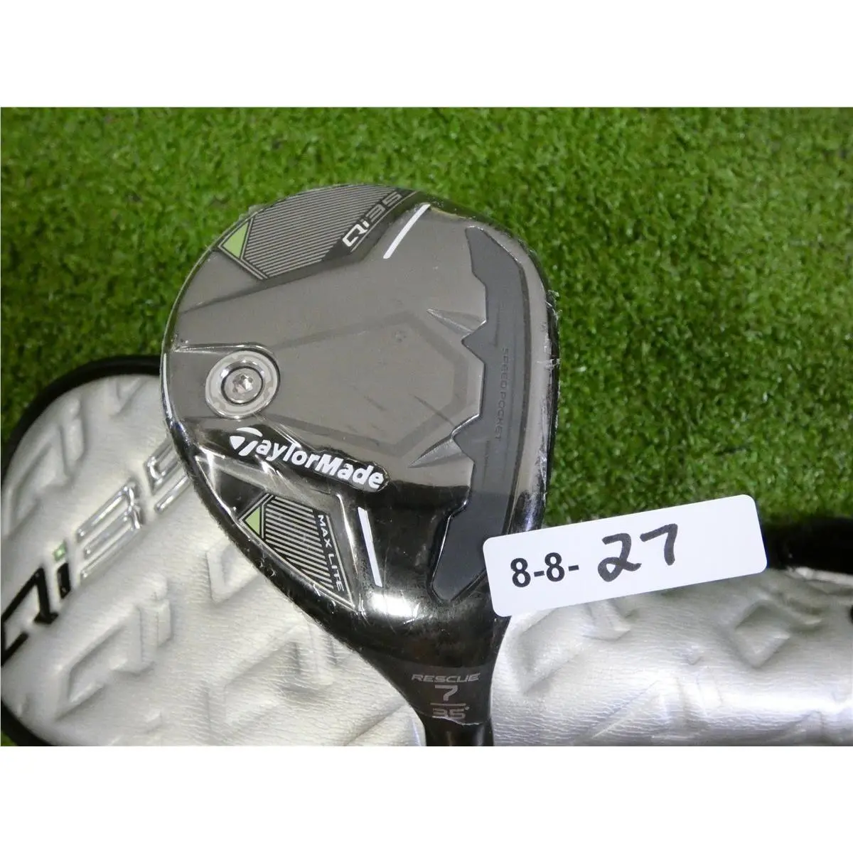 Taylormade Qi35 Max Lite 35 7 Hybrid Rescue Vanquish 50 Regular HC 38.75