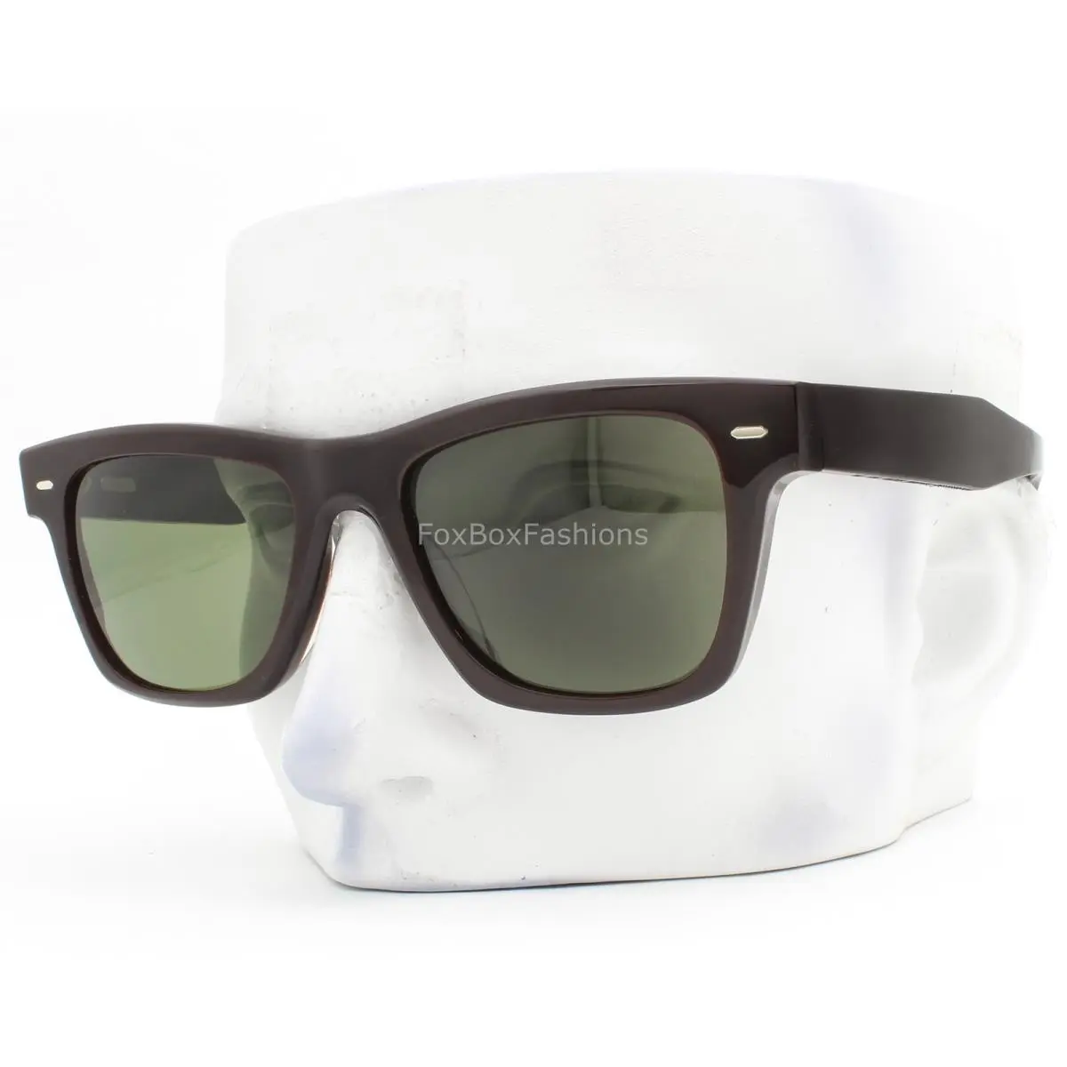 N.04 Sunglasses Brown Green Breath Logo Glass OV5552SU with Case by Oliver Peoples