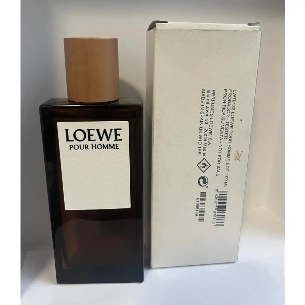 Pour Homme 3.4 oz-100 ml Eau De Toilette Spray / AS Pictured by Loewe