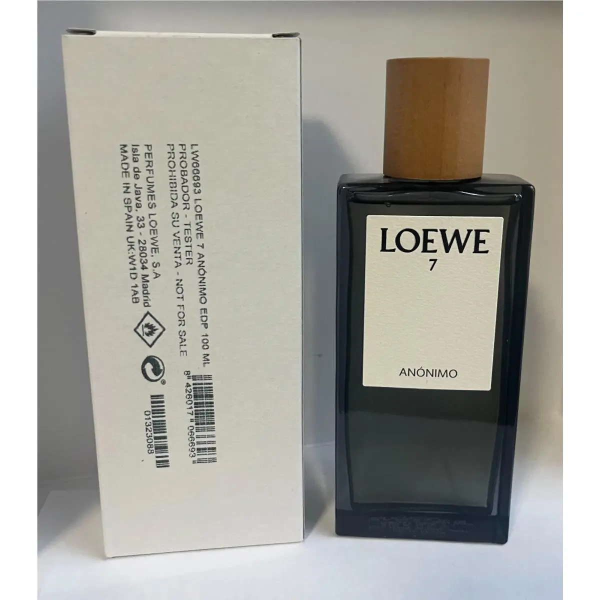 7 Anonimo 3.4 Fl. OZ / 100 ml Eau de Parfum Spray For Men AS Pictured by Loewe