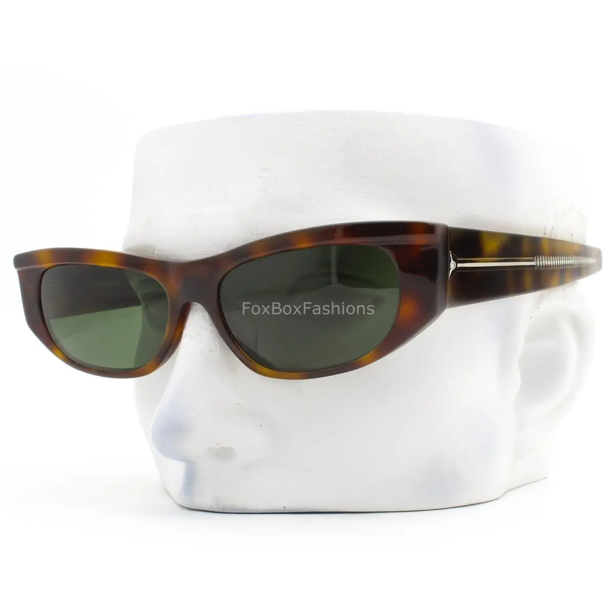 Fai Khadra Fal II Sunglasses OV5536SU Shiny Brown Tortoise Wpouch by Oliver Peoples