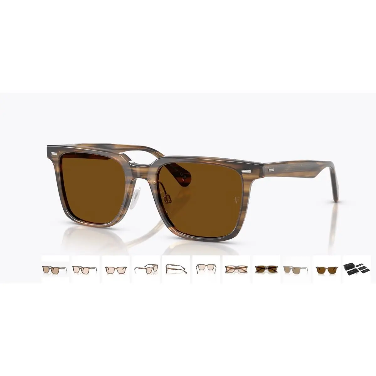 Mr. Federer II Sunglasses Brown OV5592S Photochromic 50mm W/pouch by Oliver Peoples