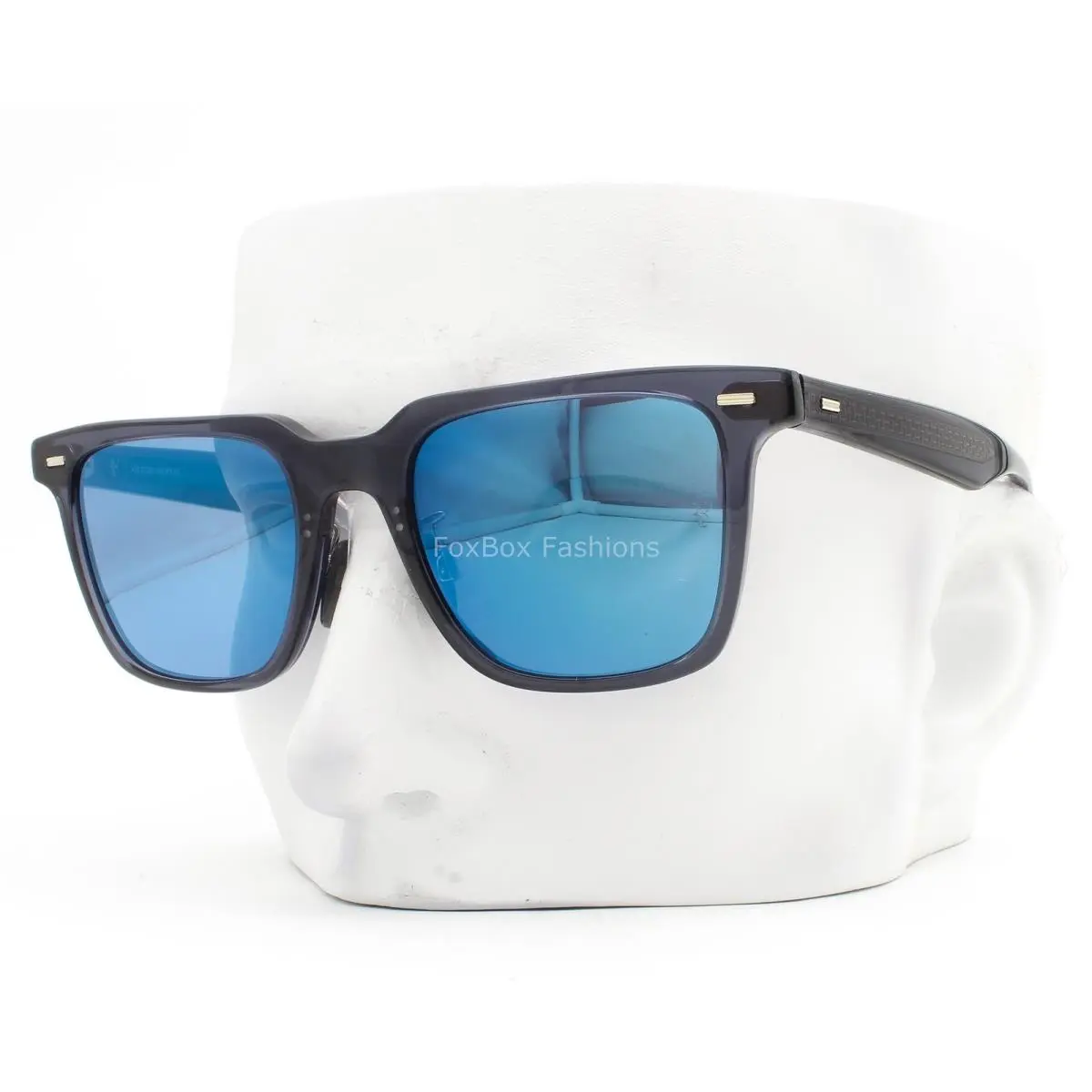 Mr. Federer II Sunglasses OV5592S Ash Blue Mirror 50mm W/pouch by Oliver Peoples