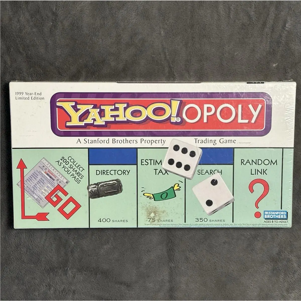 Yahoo Opoly Parody Game For Yahoo Employees 1999 Rare Monopoly Board Game