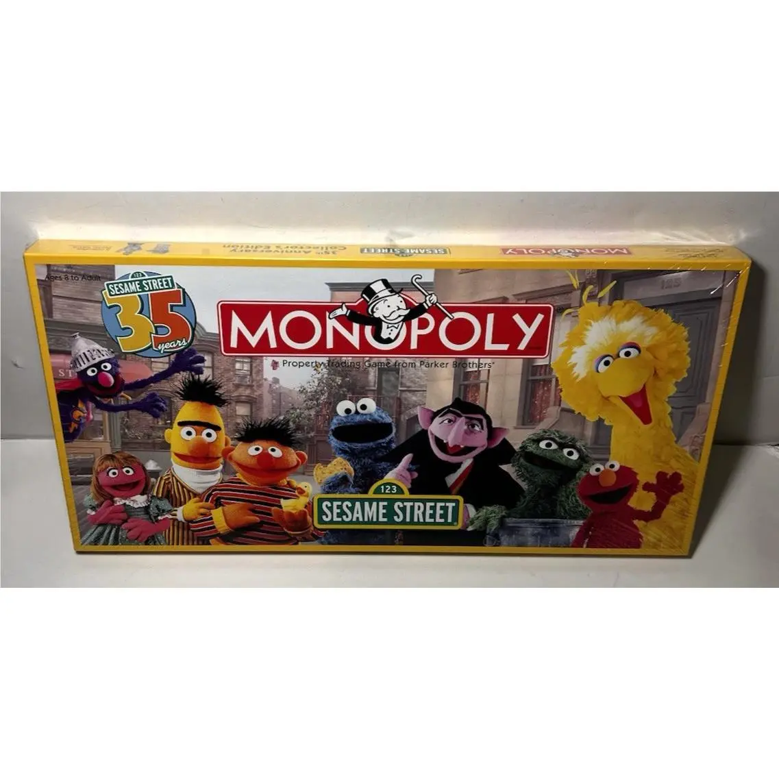 Monopoly - Sesame Street 35th Anniv Edition 2004 Hasbro Board Game
