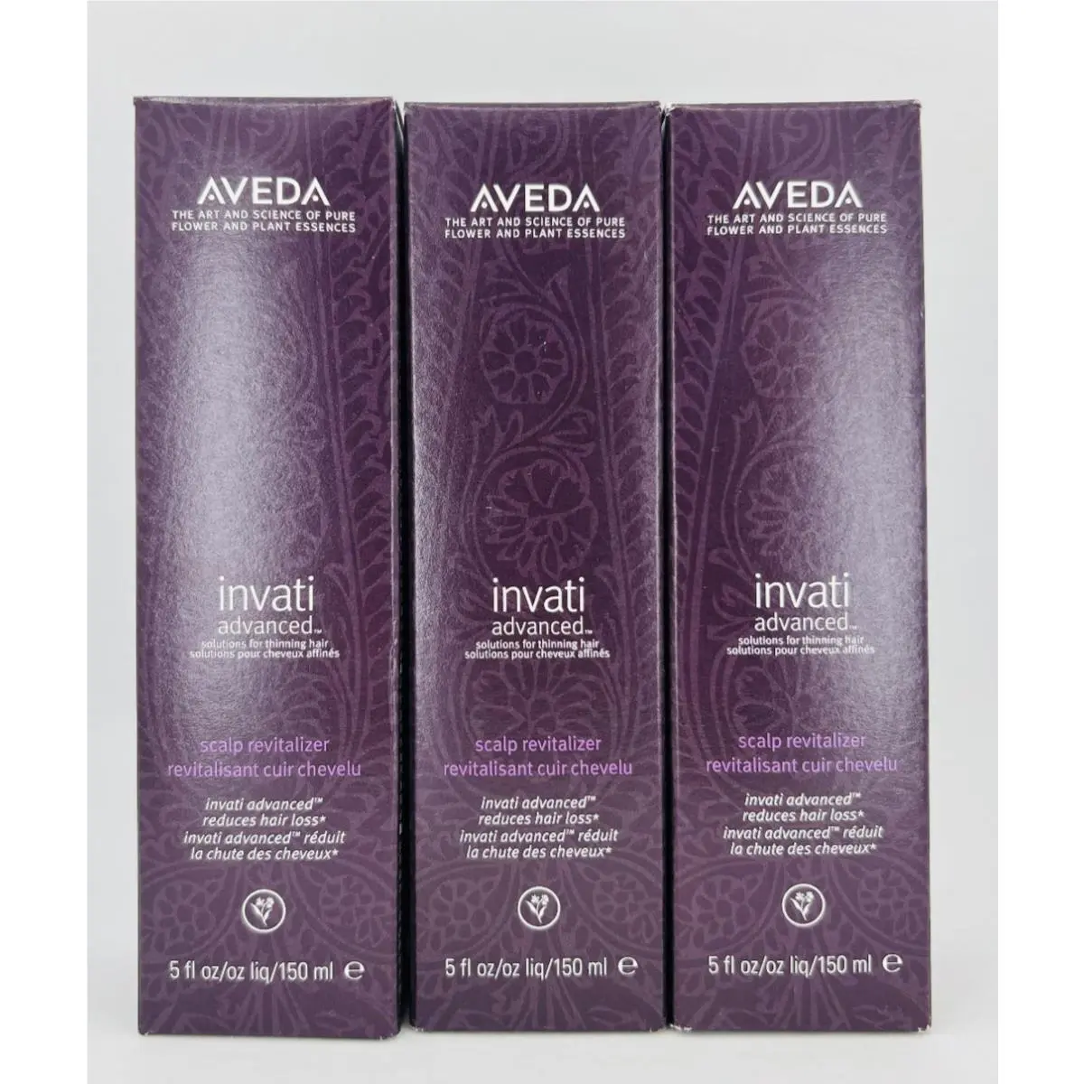 Invati Advanced Scalp Revitalizer 5fl.oz./oz.liq./150mL X3 by Aveda