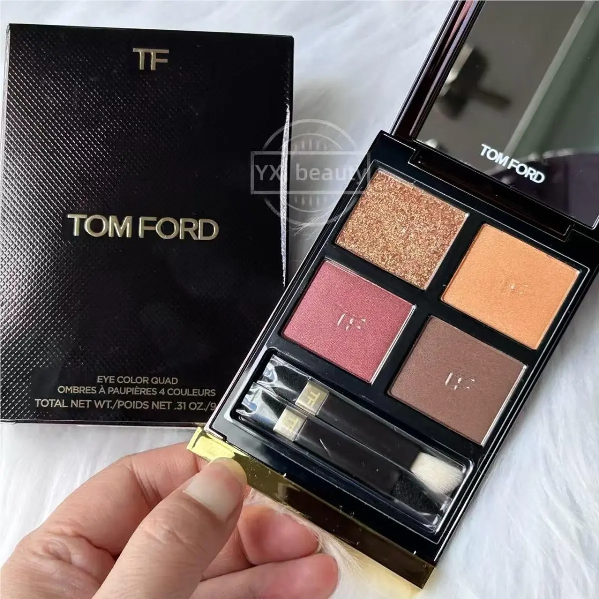 Eye Color Quad Eyeshadow Palette 26 Leopard Sun Full Size 0.35 oz by Tom Ford
