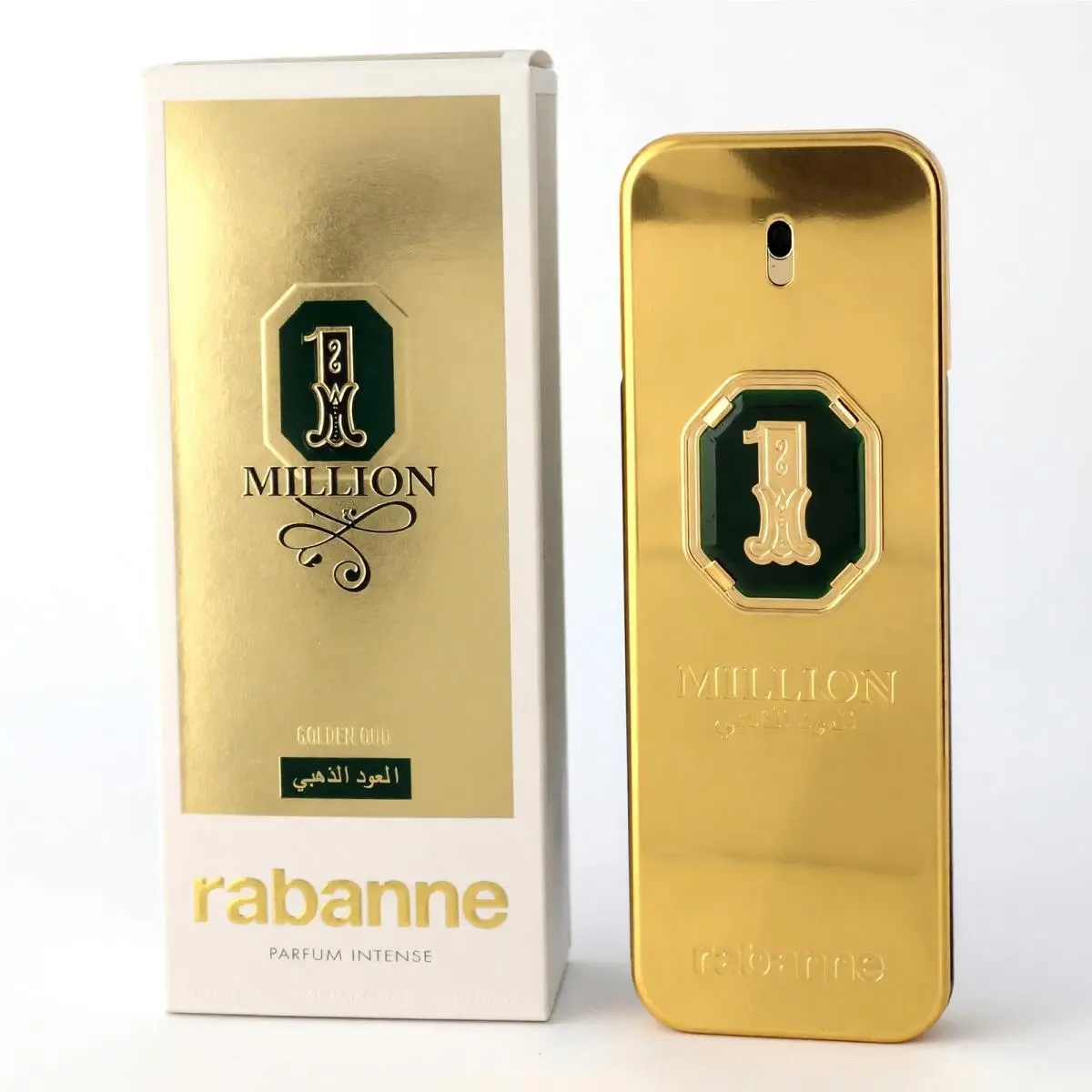 1 Million Golden Oud  3.4oz Parfum Intense Spray Men by Paco Rabanne