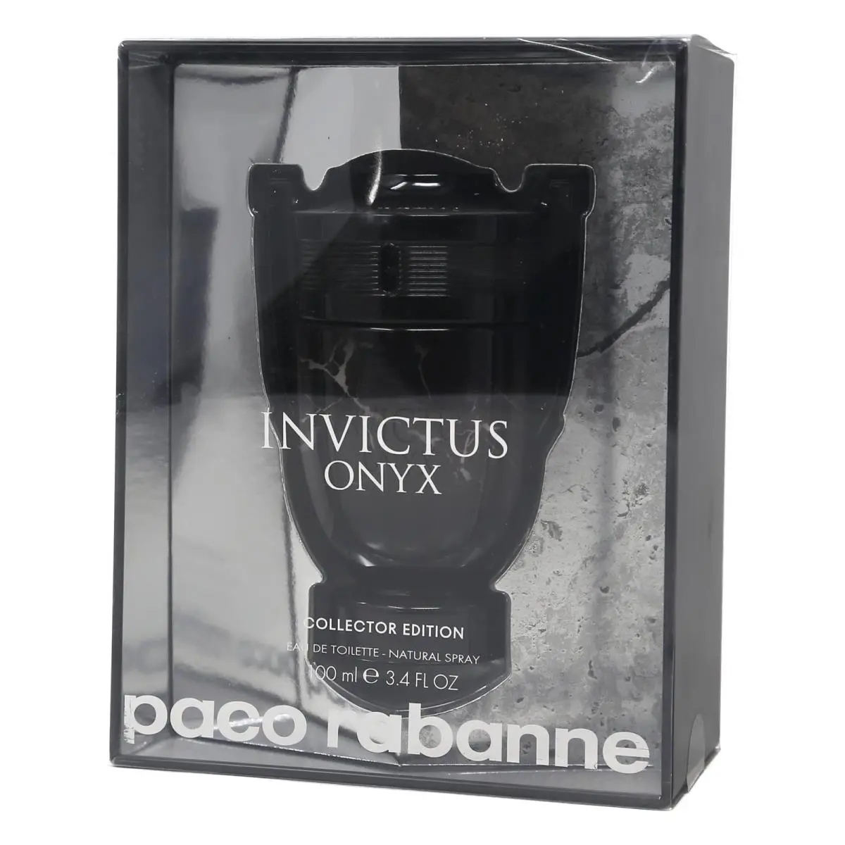 Invictus Onyx Eau de Toilette For Men 3.4 oz Spray Bottle by Paco Rabanne