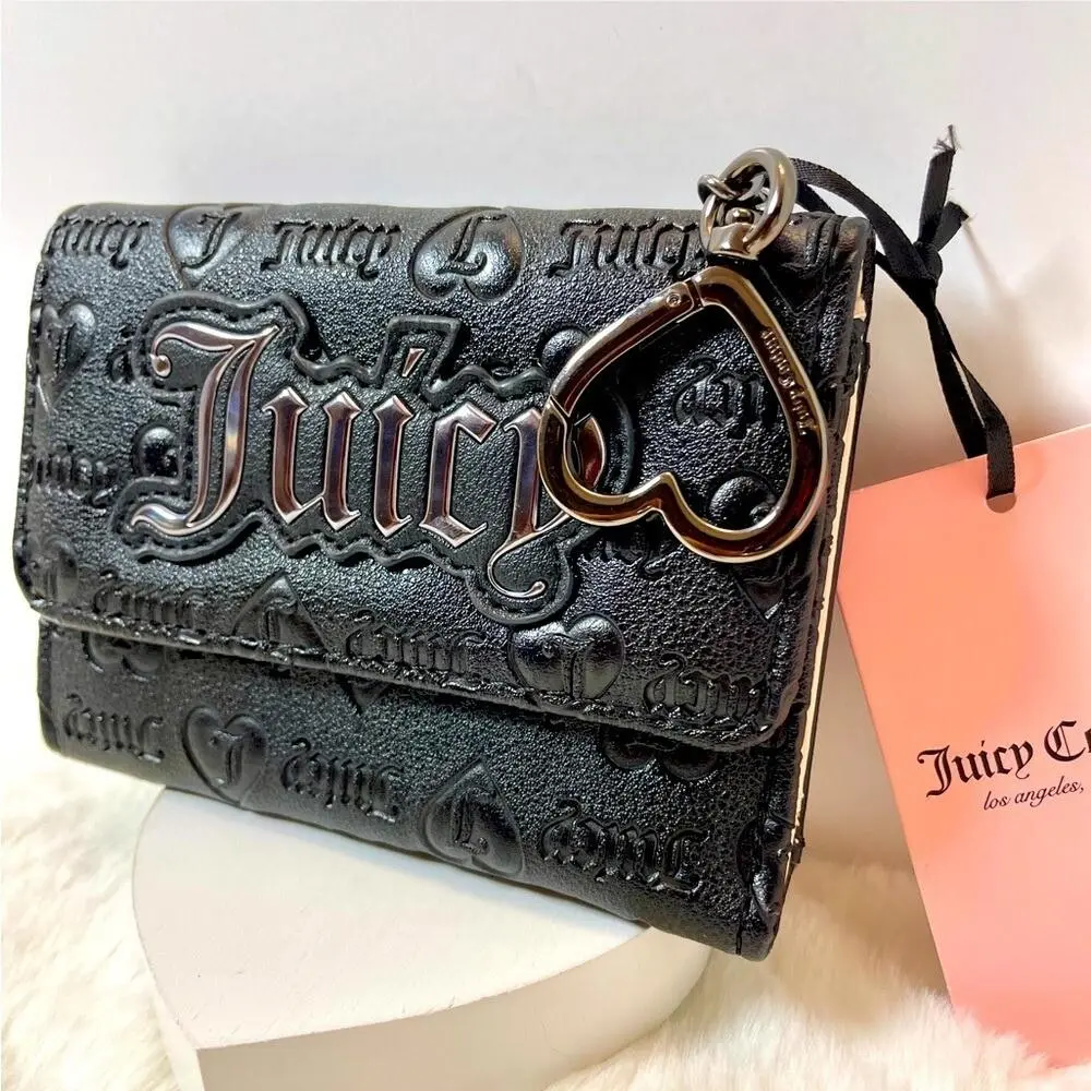 Juicy Couture Liquorice Upgrade U Double Sided Black Trifold