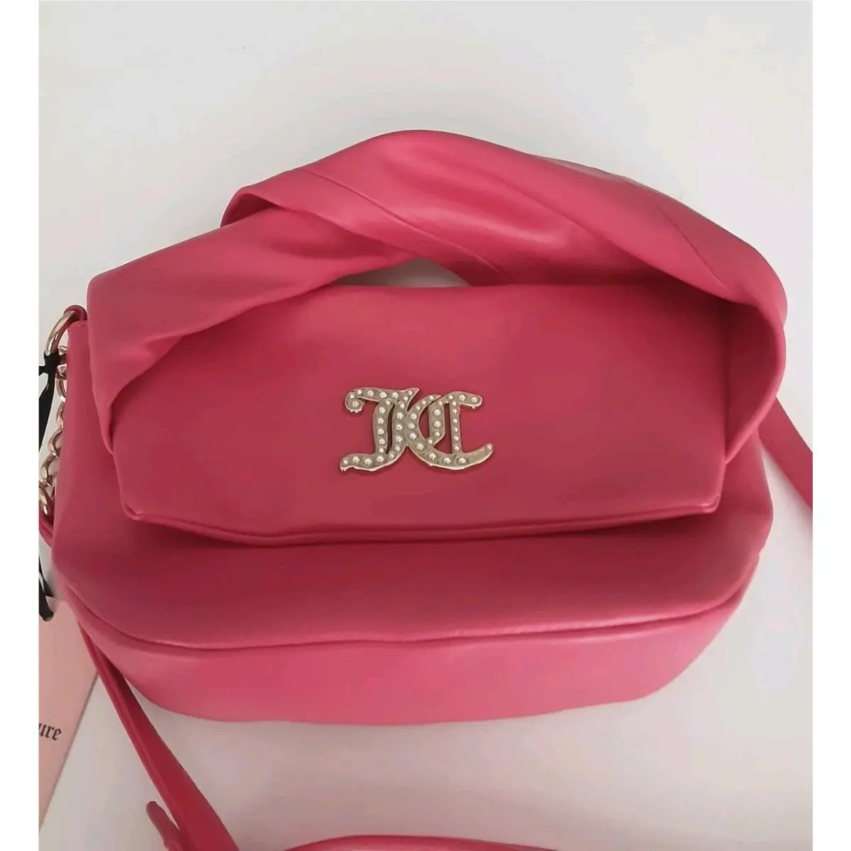 Pink Flash Soft Bow Crossbody Bag by Juicy Couture