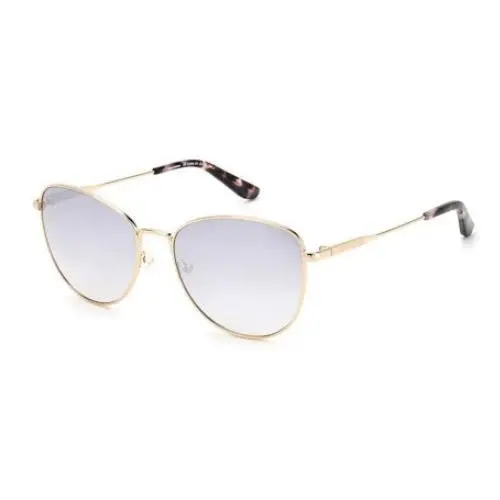 Juicy Couture JU620/G/S 03YG Gold Sunglasses 57mm with Juicy Couture Case - Frame: Light Gold, Lens: Gray/Violet