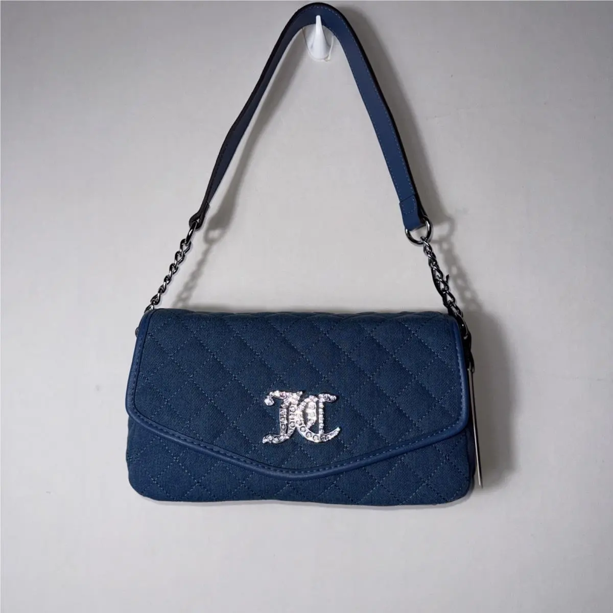 Women’s Isn’t She Lovely Quilted Flap Shoulder Bag Blue by Juicy Couture