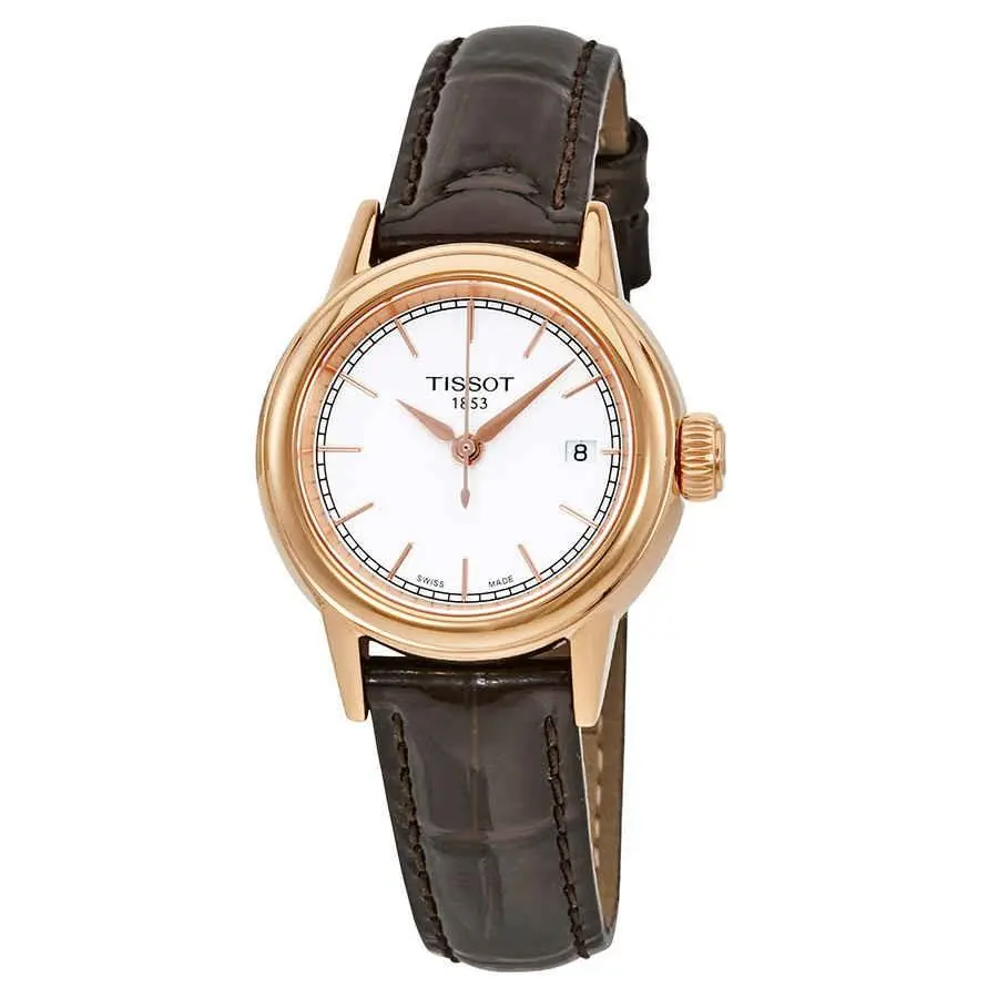 Tissot T085.210.36.011.00 Carson White Dial 29 mm Women`s Watch