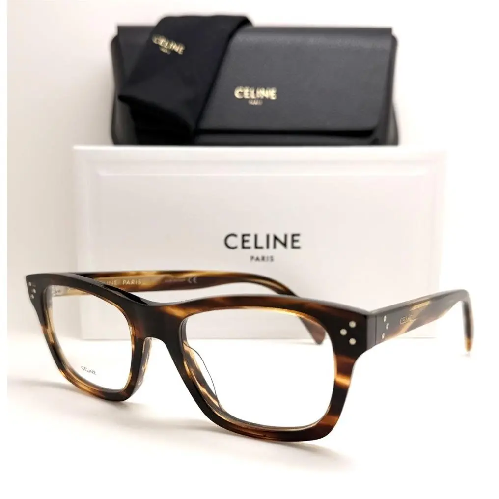 Eyeglasses CL50079I 056 Havana 53-20-150 with Case by Celine