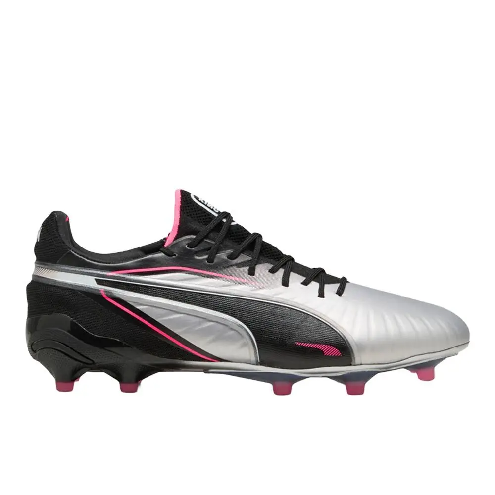 Puma King Ultimate Soccer Cleats Mens Silver Sneakers Athletic Shoes 10830303