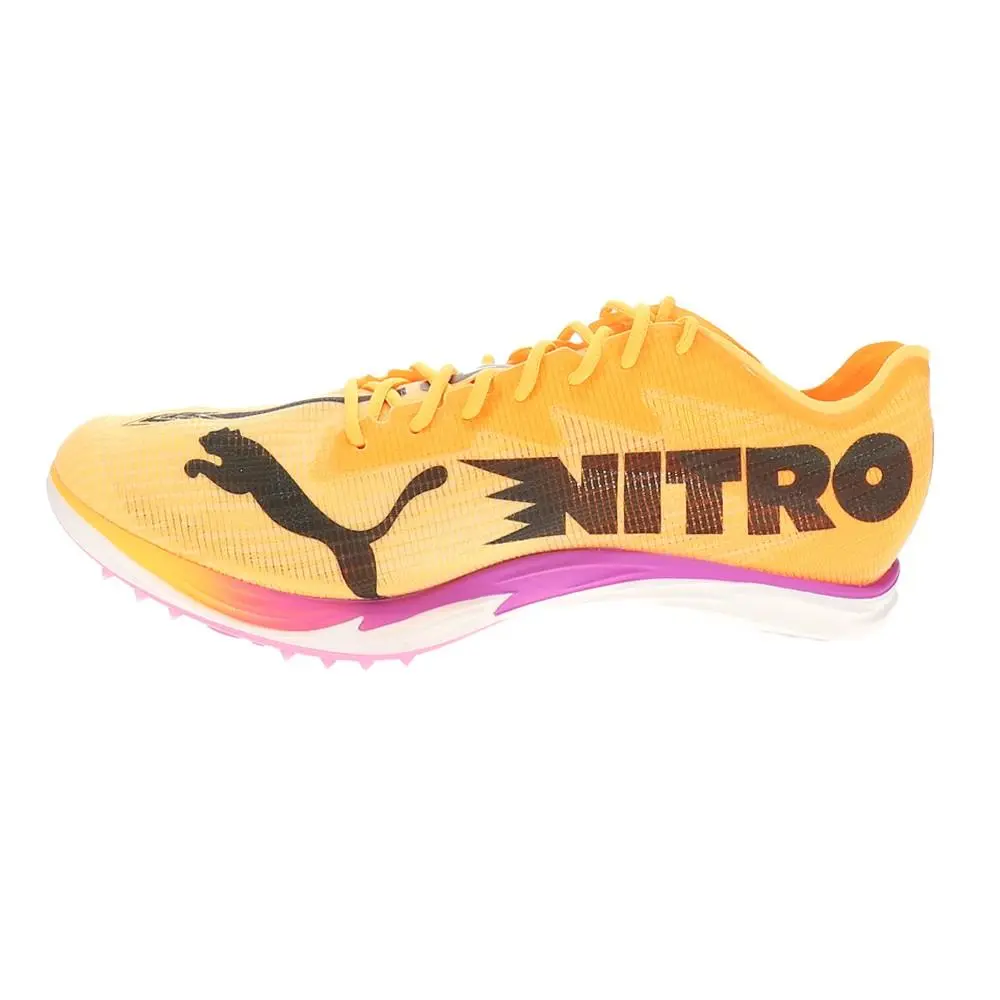 Puma shoes - PUMA Mid Distance Nitro Elite 3 Track  Field Distance Spikes - 31185501 - Orange 1