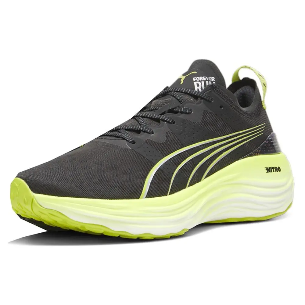 Puma shoes - PUMA Foreverrun Nitro Psychedelic Rush Running - 38007301 - Black, Green 6