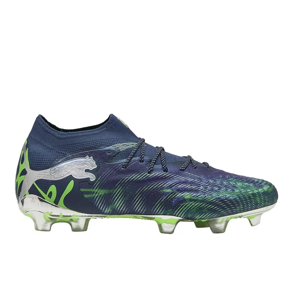 Puma Future 9 Ultimate Cosmic Art Soccer Cleats Mens Blue Sneakers Athletic Shoe