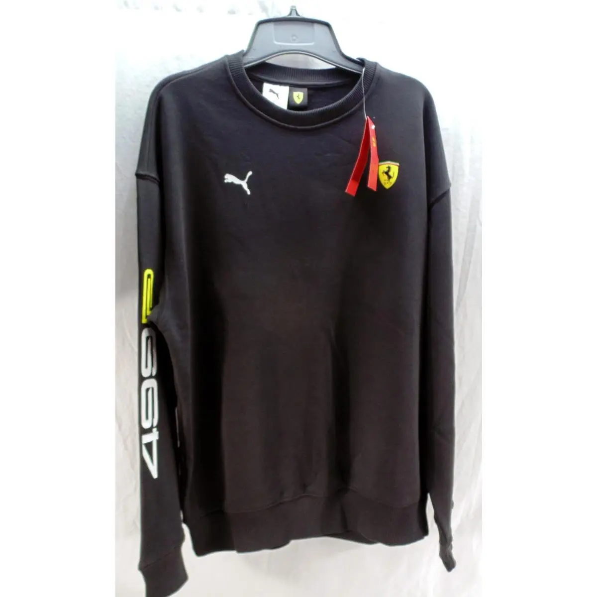 Puma Ferrari Scuderia Hypercar 499 Crewneck Sweatshirt Large Men`s