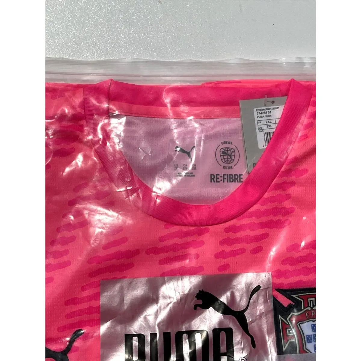 Puma clothing - PUMA  X Portugal X Salehe Bembury Authentic Goalkeeper Jersey - 78710081 - Pink 1