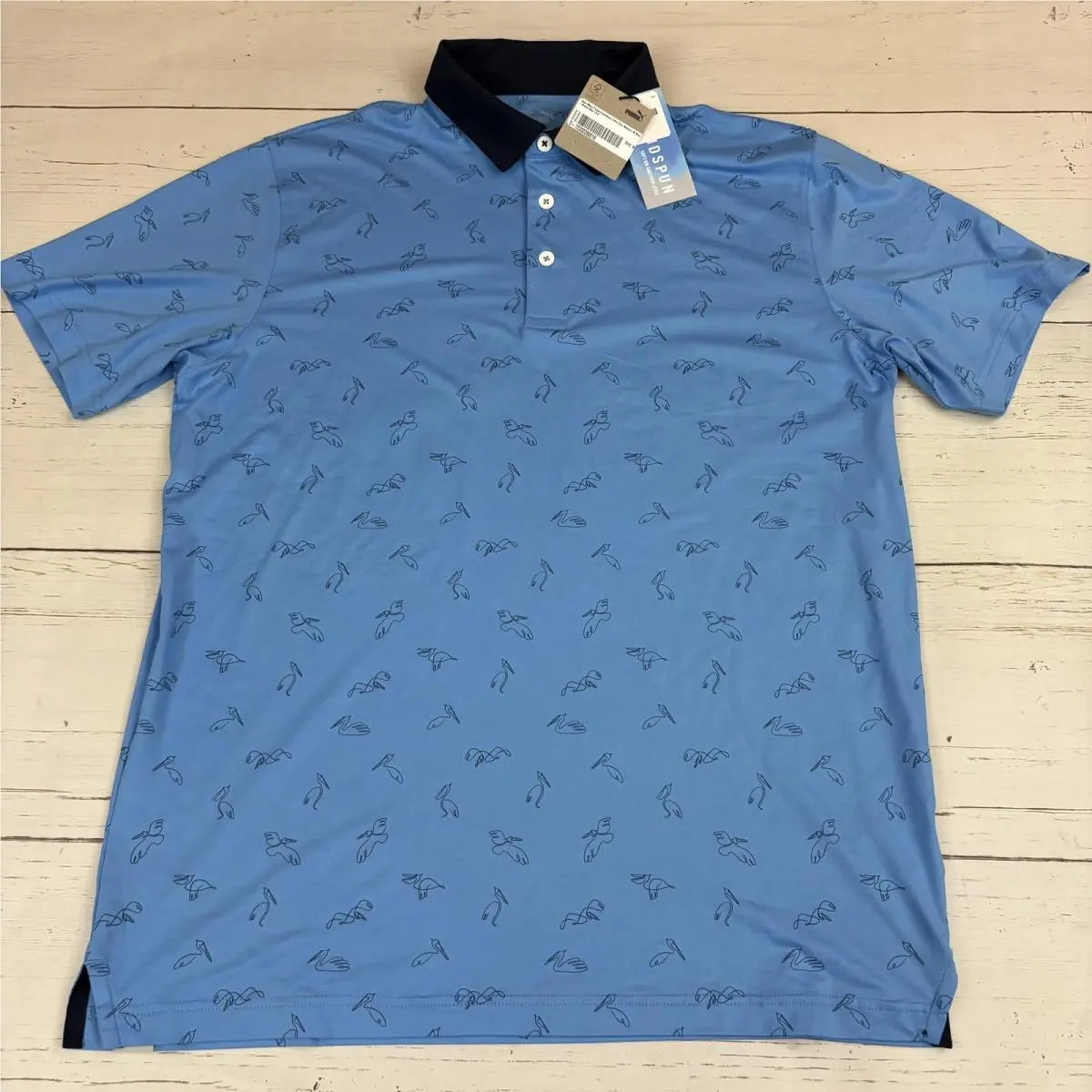 Puma clothing - Puma Cloudspun Polo Shirt - Cloudspun Polo Shirt - Blue 0