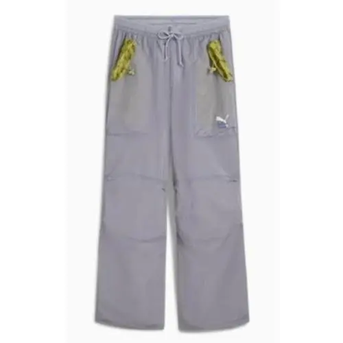 x Kidsuper Lightweight Ripstop Pants Gray Fog 629515 53 Men`s Large L by Puma