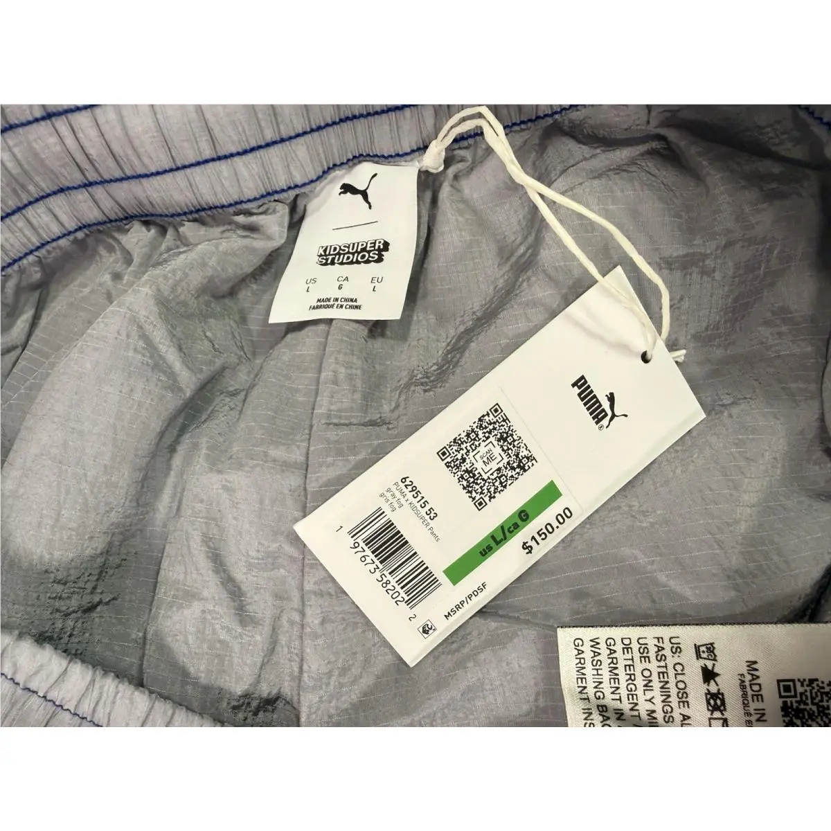 Puma clothing - Gray (UPC: 197673582022) 1