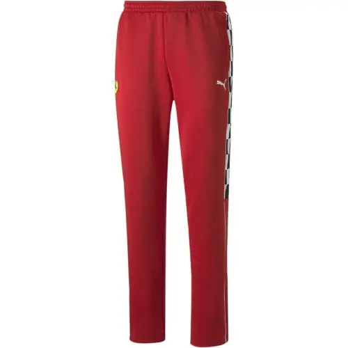 Puma Mens Standard Scuderia Ferrari Race MT7 Track Pants Red-s - Rosso Corsa
