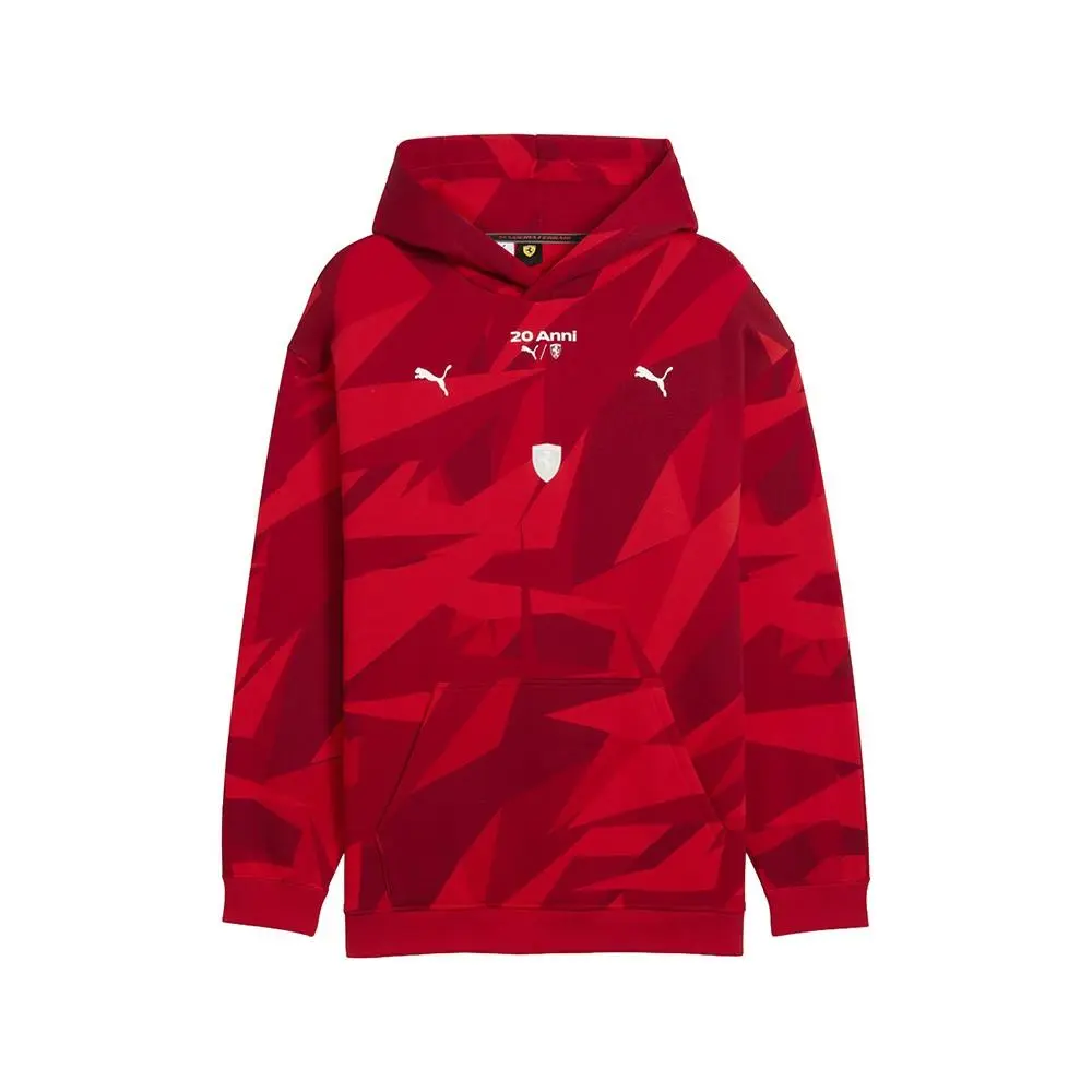 Puma Scuderia Ferrari 20 Years Of Red Pullover Hoodie Mens Size XL Casual Outer