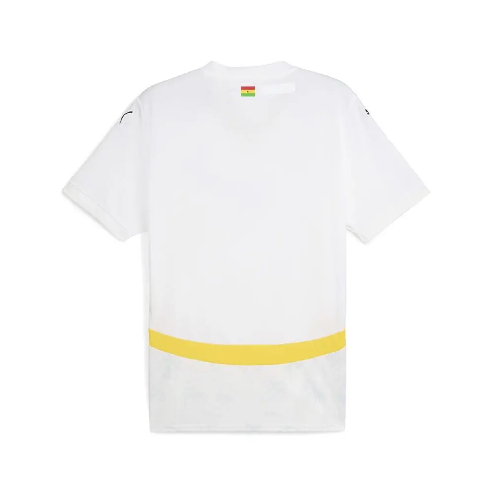 Puma clothing - PUMA Ghana Football Association Home Replica Soccer Jersey - 77719201 - White (UPC: 197674173199) 0