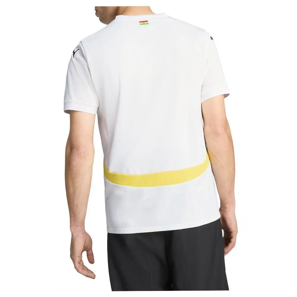 Puma clothing - PUMA Ghana Football Association Home Replica Soccer Jersey - 77719201 - White (UPC: 197674173199) 2