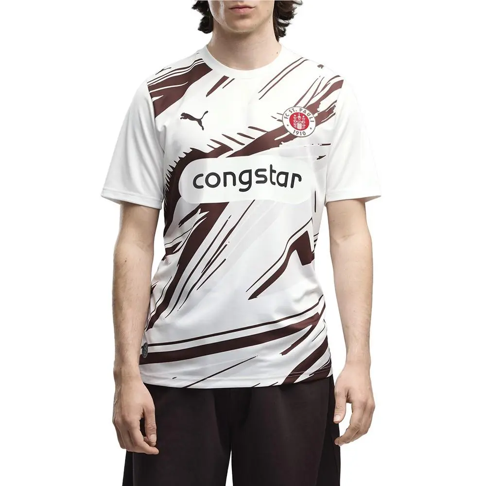 Puma clothing - PUMA Sankt Pauli F.C. Away Soccer Jersey - 78550602 - White (UPC: 199260883512) 1