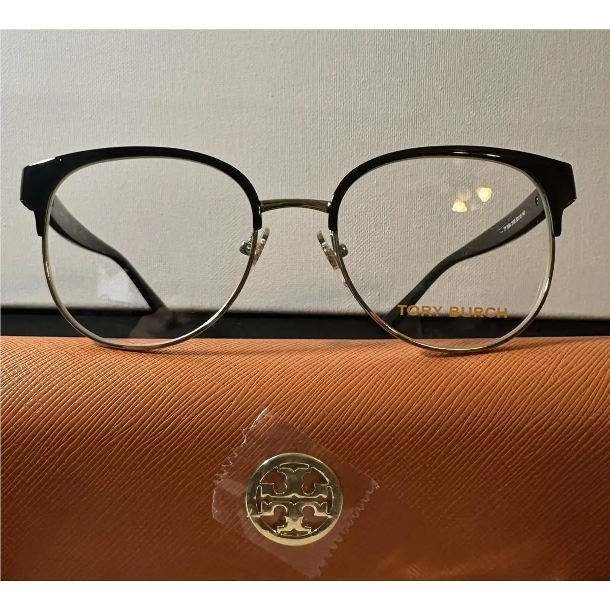 Tory Burch Eyeglasses Frames Case Model TY 1054 3100 Black/gold 50-18-140