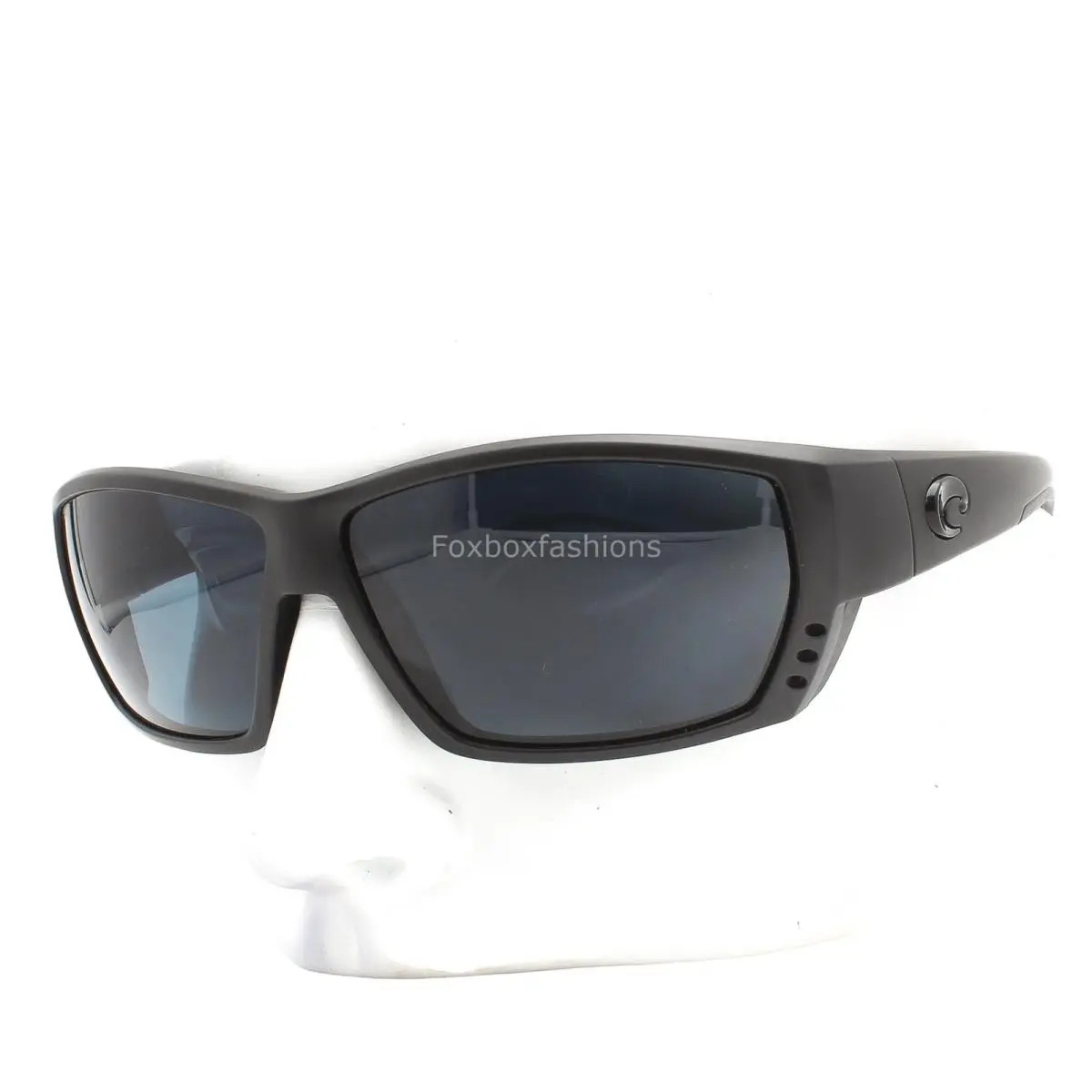 Tuna Alley Sunglasses Matte Black Polarized Poly Lens 580P W/case by Costa Del Mar