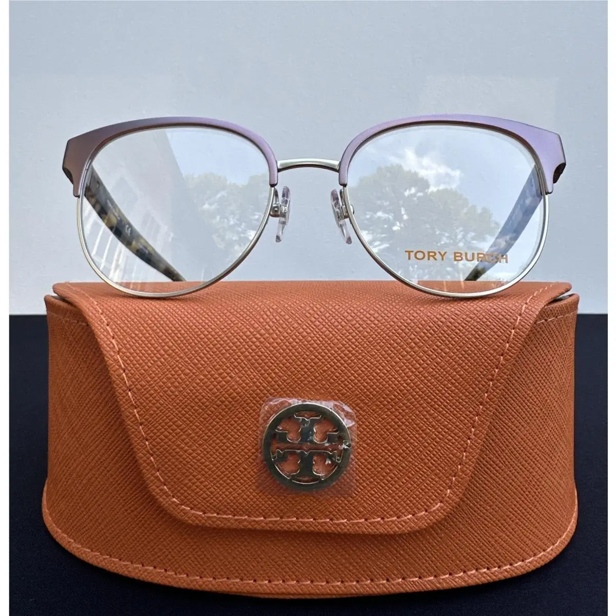 Tory Burch Eyeglasses Frame Case Model TY 1054 3230 In Color Light Pink