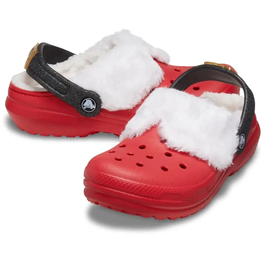 Crocs shoes - Crocs Classic Lined Santa 210931-6WE - 210931-6WE - Red 17