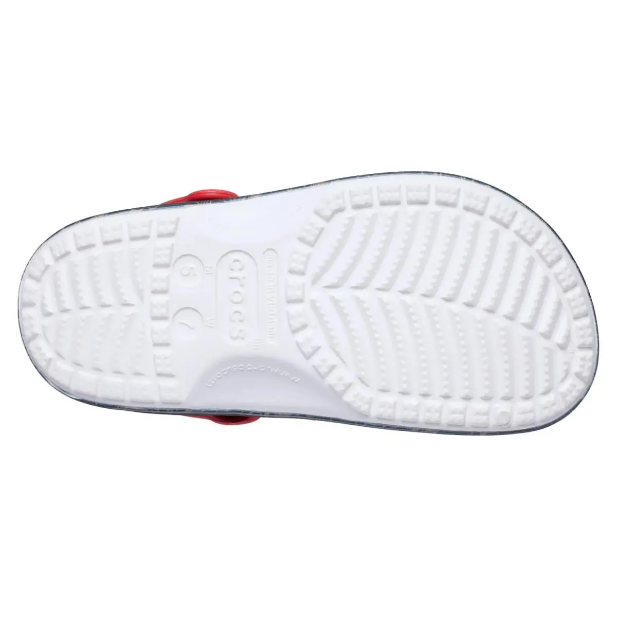 Crocs shoes - White/Black/Red 3