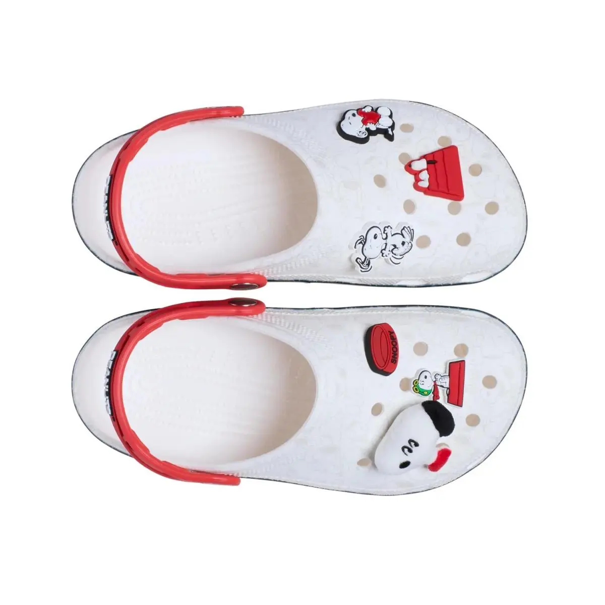 Crocs shoes - White/Black/Red 11