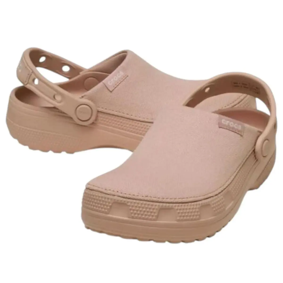 Crocs Classic Crafted 211354-7AF Clog Mens 7 Pink Caramel Slip On Shoes GBO3372